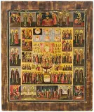 Russisch, 19.Jh by Erweiterte Wochenikone, tempera, offered Sep 2018