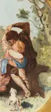 Der Kuss / Le baiser", 1878 by Ferdinand Hodler, oil on canvas, sold Sep 2018