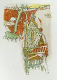 Heimwärts by Alois Carigiet, 1968, color lithograph, sold Sep 2018