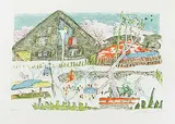 Flutginas by Alois Carigiet, 1978, color lithograph, sold Sep 2018