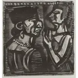 Pere Ubu by Georges Rouault, 1932, wood engraving, sold Jun 2023