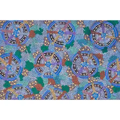 Medeeka by Allan Mansell, 1993, acrylic on canvas, sold Jun 2023