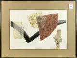 Untitled by Maida Bachus, monotype collage, sold Jun 2023