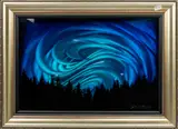 Untitled by Chris DeRubeis, mixed media on aluminum, sold Jun 2023