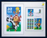 Neither Snow by Warner Brothers Artists, lithograph and limited edition postage stamps, sold Jun 2023