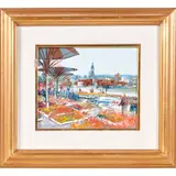 Atwater Market by Terry Tomalty, 1988, oil on masonite, sold Jun 2023