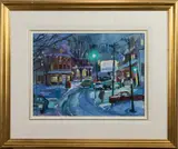 Untitled by Ingrid Harrison, acrylic on canvas, sold Jun 2023