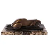 California Mille by Steve Posson, 1995, bronze sculpture on marble base, sold Jun 2023