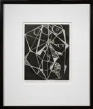 Untitled by Will Barnet, etching, sold Jun 2023