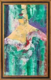 Abstract Figure by John Hayden, 1984, Oil on Canvas, sold Jan 2025