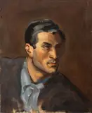 Portrait of a Man by Peter Sweeney, Oil on Canvas, sold Jan 2025