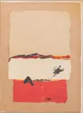 Abstract Composition by Ricardo Benaim, 1984, Mixed Media Collage, sold Jan 2025
