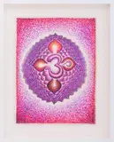 Sahasrara Crown Chakra by Andrew Zeutzius, 2012, Ink on Paper, sold Jan 2025