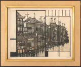 Kyoto by Otto Wilhelm Eglau, Etching in Colors, sold Jan 2025