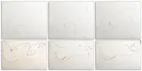 Six Nude Woman Studies by Norman Carton, Ink on Paper, sold Jan 2025