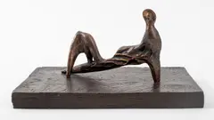 Untitled by Henry Moore, 1977, Bronze Sculpture, sold Jan 2025