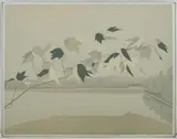Late July II by Alex Katz, 1971, Lithograph in Colors on Arches Paper, sold Jan 2025