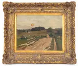September Evening by Elliott Daingerfield, Oil on Canvas, sold Jan 2025