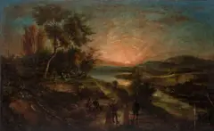 Attributed by Robert Walter Weir, circa 1877, Oil on Canvas, sold Jan 2025