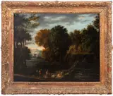 Attributed by Constantinus Cornelis Huysmans, Oil on Canvas, sold Jan 2025