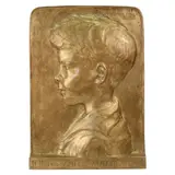 Untitled by Beatrice Fenton, 1923, Bronze Relief Plaque, sold Jan 2025