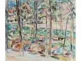 Landschaft by Karl Kröner, watercolor, sold Jun 2026