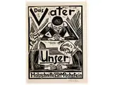Das Vater Unser i by Max Pechstein, woodcut, offered Sep 2015
