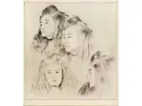 Untitled by Paul César Helleu, drypoint, sold Dec 2023