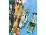 Parnassius by Luciano Fiannacca, mixed media, offered Mar 2017