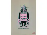 Untitled by Not Banksy, screenprint, offered Jun 2025