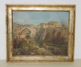 Ponte a la Baddia Firenze", 1925 by Charles Parisod, oil on canvas, offered Sep 2018