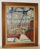 Zirkus am Morgen", 1947 by Willy Suter, oil on canvas, sold Sep 2018