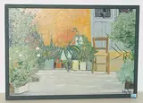 Der Stuhl vor dem Haus by Kathy Thys, oil on canvas, offered Sep 2018
