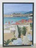 Am Strand by Kathy Thys, oil on canvas, sold Sep 2018
