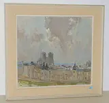 Paris, die Conciergerie, 1968 by Rudolf Zender, oil, offered Sep 2018