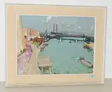 La Seine", 1966 by Rudolf Zender, oil on canvas, sold Sep 2018