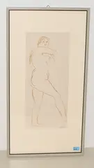 Frauenakt by Karl Geiser, ink, offered Sep 2018