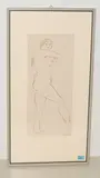Frauenakt by Karl Geiser, ink, offered Sep 2018