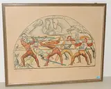 Schlacht bei Murten by Ferdinand Hodler, 1917, color lithograph, offered Sep 2018