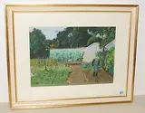 Garten by Adrien Holy, 1941, gouache, offered Sep 2018
