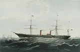 Kolor by "The Royal Mail Steam Ship 'Persia' 3'600 Tons, 1200 Horse Power"., lithograph, sold Jun 2018