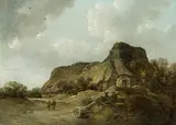Verfallenes Gehöft by Haarlem, 17.Jh., oil on panel, sold Jun 2018