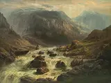 Am St. Gotthard in der Schweiz, nach der Natur aufgenommen by Carl Christian Sparmann, 1861, oil on canvas, offered Jun 2018