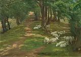 Pascolo in Toscana by Ruggero Panerai, oil on canvas, offered Jun 2018