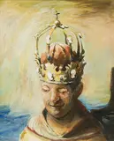 Tête couronnée by Bénédicte Peyrat, 2004, oil on canvas, offered Jun 2018