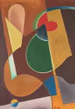 Ruhende Tänzerin by Thomas Ring, 1976, oil on canvas, sold Jun 2018