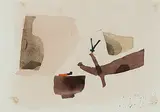 Ohne Titel by Julius Heinrich Bissier, 1962, watercolor, offered Jun 2018
