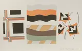 Stoffentwurf by Sonja Delaunay-Terk, 1923, pochoir, sold Jun 2018