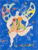 Untitled by Niki de Saint Phalle, tempera, sold Jun 2018