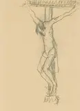 Kreuzigung by Marianne von Werefkin, pencil, sold Jun 2018